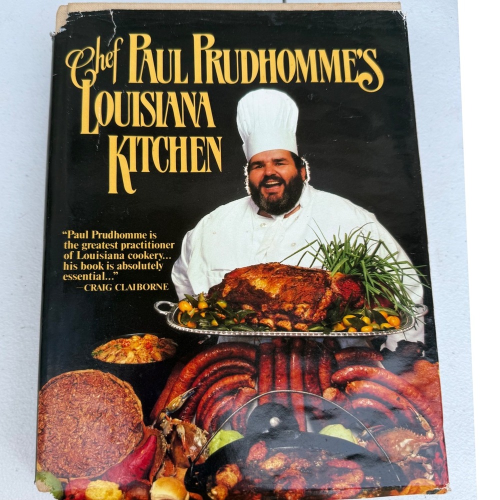 Chef Paul Prudhomme's Louisiana Kitchen Cookbook 1984 Hardcover First Edition